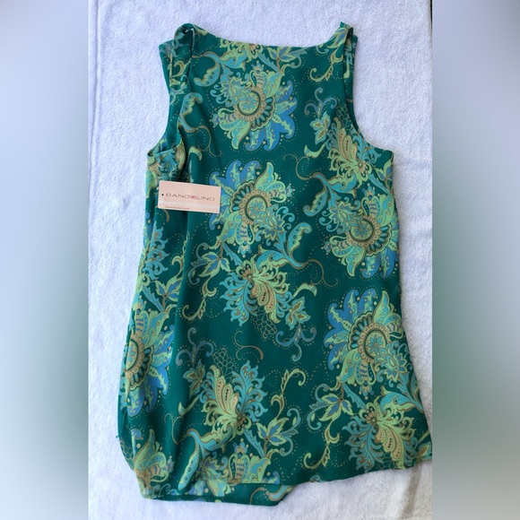 Bandolino Sleeveless Scoop Neck Blouse, Size 14, New with Tags - Picture 3 of 5